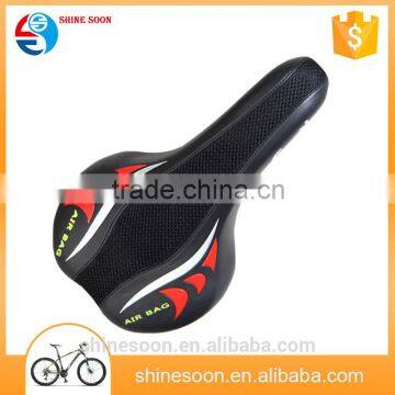 OEM factory cheap bicycle parts saddle stool net surface fabric MTB bicycle saddle