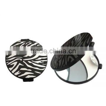 Travel folding plastic vanity mirror