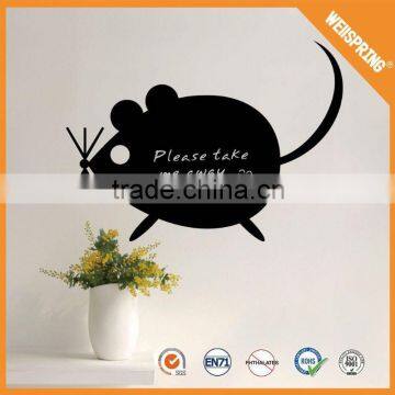 Best choice glossy kids design black wall stiker