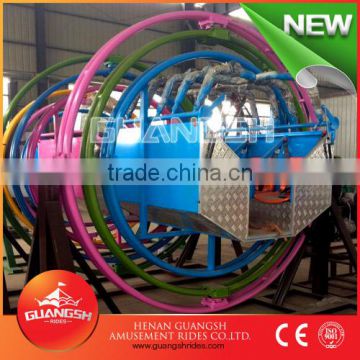 hot selling space rings outdoor spin amusement for sale