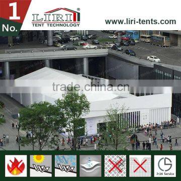 Movable White Art Show Marquee With PVC Wall For Sale