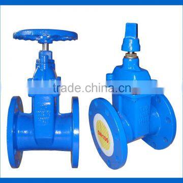 China's the lowest price Light type Ductile Iron DIN3352 F4 Resilient Seated gate valve PN16