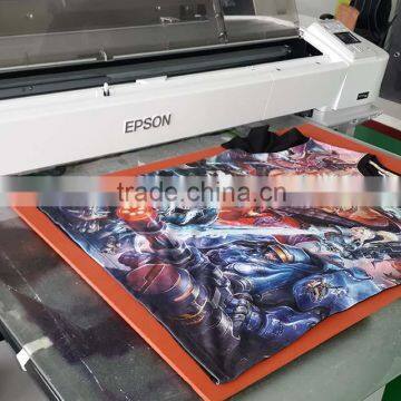 Digital t Shirt Direct to Fabric or Textile Multifunction Flatbed Printer photo-3