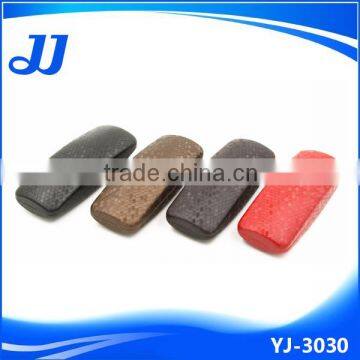 2015 hot sale assorted color fashional leather hard reading optical case