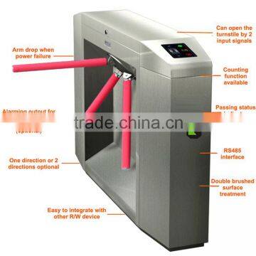 High Quality RFID card reader visitor management with access control turnstile gate