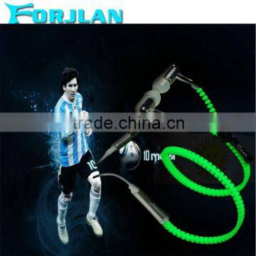 Promotation Gift Product Led Glow Earphone Glowing Earphone With Mic photo-2