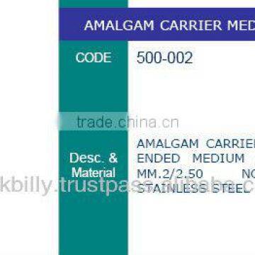 amalgam carrier medium-large ,dental kit, amalgam carrier, dental instruments