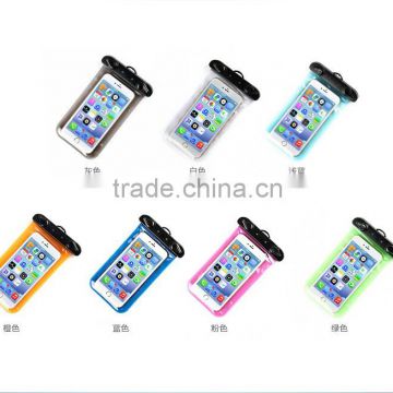 Hot new products waterproof cell phone cases, PVC mobile phone waterproof bag for promotional gift