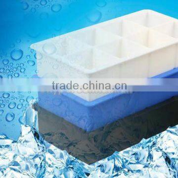 CUBED ICE Maker Large Cube Square Tray Molds Whiskey Ball Cocktails Silicone Big photo-4