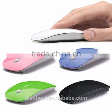 Ultra Thin USB Optical Wireless Mouse 2.4G Receiver Super Slim Mouse For Computer PC Laptop Desktop photo-3