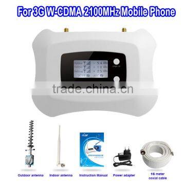 ATNJ new sale 3g repeater with LCD display wcdma 2100mhz cellphone signal booster, high gain high power