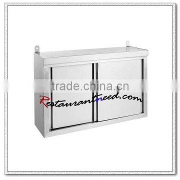 S052 Stainless Steel Wall Cabinet With Sliding Door