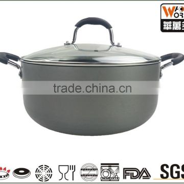 Aluminum non-stick coating Anodized pot; non-stick soup pot