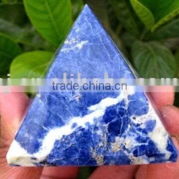 Natural Rock Lapis Lazuli Pyramid