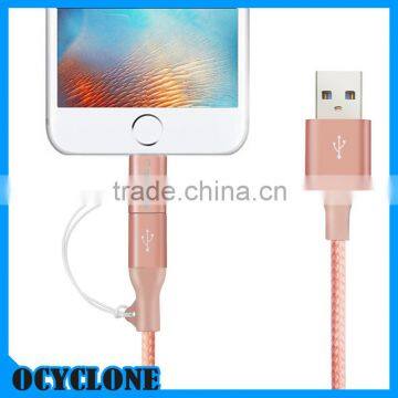 MFI data line 2 in 1 USB Data Sync Charging Cable