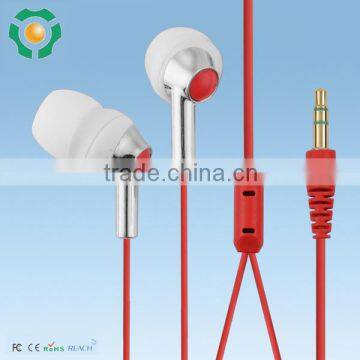 metal zipper earphone /new products/top selling products 2015