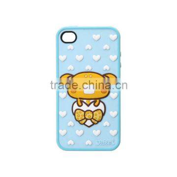 emboss silicone mobile phone case