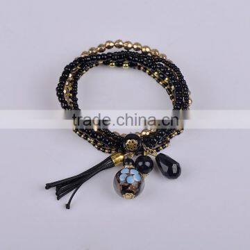 Factory Discount Prices Handmade Beads Braided Brazil Bracelet