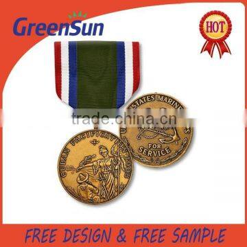 Die Casting Enamel Metal Copper Sport Medallion