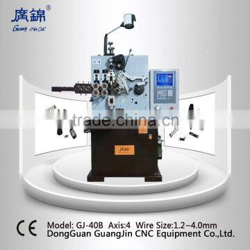 high quality 4 axis CNC spring coil winding machine