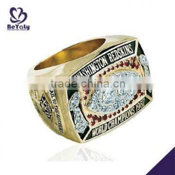 Wholesale customized brass Championship ring 1987 Washington Redskins World Champions ring