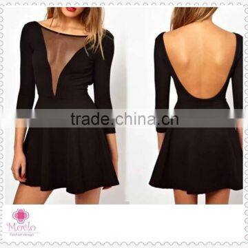 Alibaba backless fashion long sleeve short mini club sexy dress for women                        
                                                Quality Choice