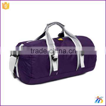 High Quanlity Nylon Sport Duffel Bag with Zipper Weekender Gym Travel Bag