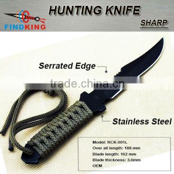 OEM 2013 hot selling stainless steel fixed blade knife