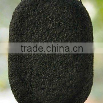 bamboo charcoal oval bath konjac sponge