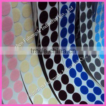 hook and loop self-adhesive felt dots Die cut tape