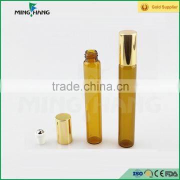 20ml amber tube glass bottle with roller ball