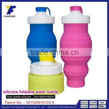 Wholesale Outdoor Silicone Foldable Bpa Free Water Bottle