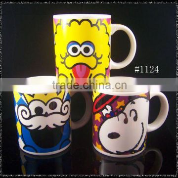 12oz Ceramic Mug with Cartoon Design Cups Wholesale