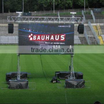 Brazil --- P10mm P16 Full Color Outdoor football stadium perimeter led display screen