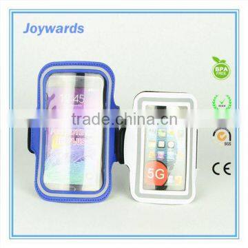 2015 Wholesale custom color high quality PVC sport mobile phone armband case