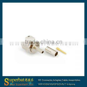 f connector Crimp Plug connector for RG179 f connector wall plate