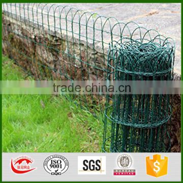 Factory Border Edging Scroll Top wire fence for garden