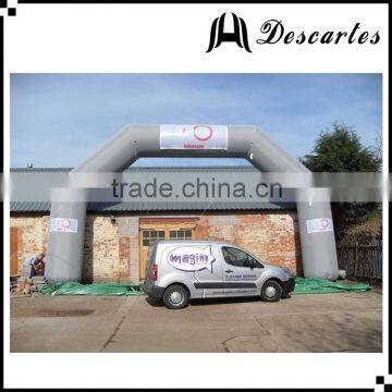 Silvery outdoor inflatable square arch,inflatable advertising arch gate for sale