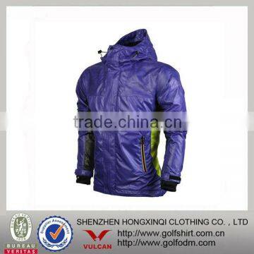 Purple stylish fiber slim sports jacket