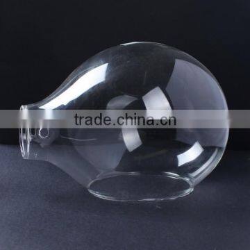 China Factory Wholesale Promotional High Quality Clear Drop Shape Pyrex Glass Lamp Shade & Cover photo-3