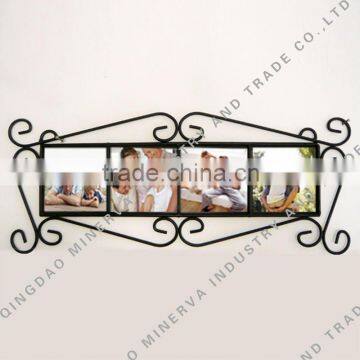 Metal rack ceramic water transfer photo frame