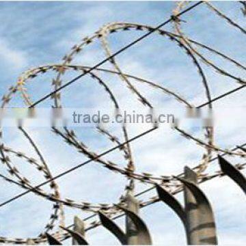 zinc coated razor wire concertina