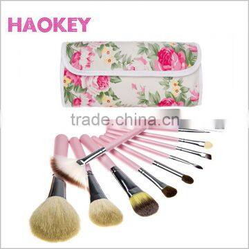 12pcs Aluminum Ferrule Wool Hair Cosmetic Woolen Brush Set photo-6
