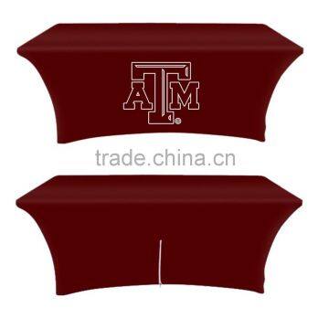 100% polyester rectangular promotional table cover