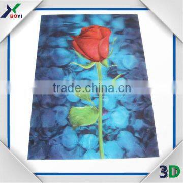 Customized 3D Lenticular Note Book/Lenticular Printing Cover Notebook