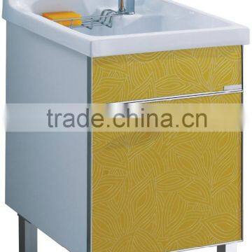 Modern wall hung bathroom vanity cabinet