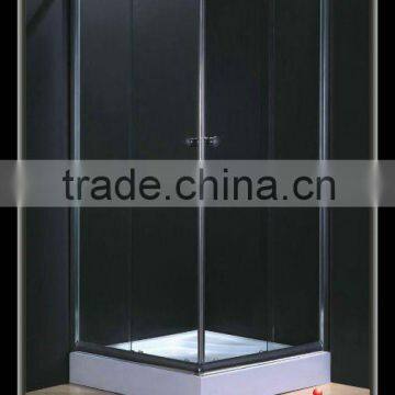 square glass sliding shower door S241