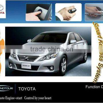 car alarm system remote starter passive keyless entry for TOYOTA Mark X Singapore Thailand Malaysia