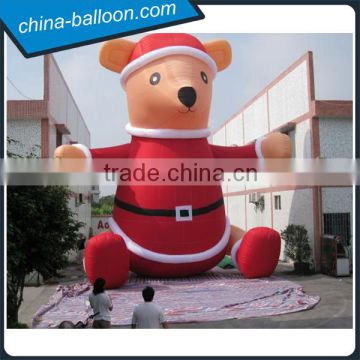 Christmas inflatable rat model / inflatable hamster model for holiday decoration