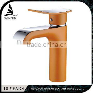 Professional manufacture bathroom color painted basin faucet